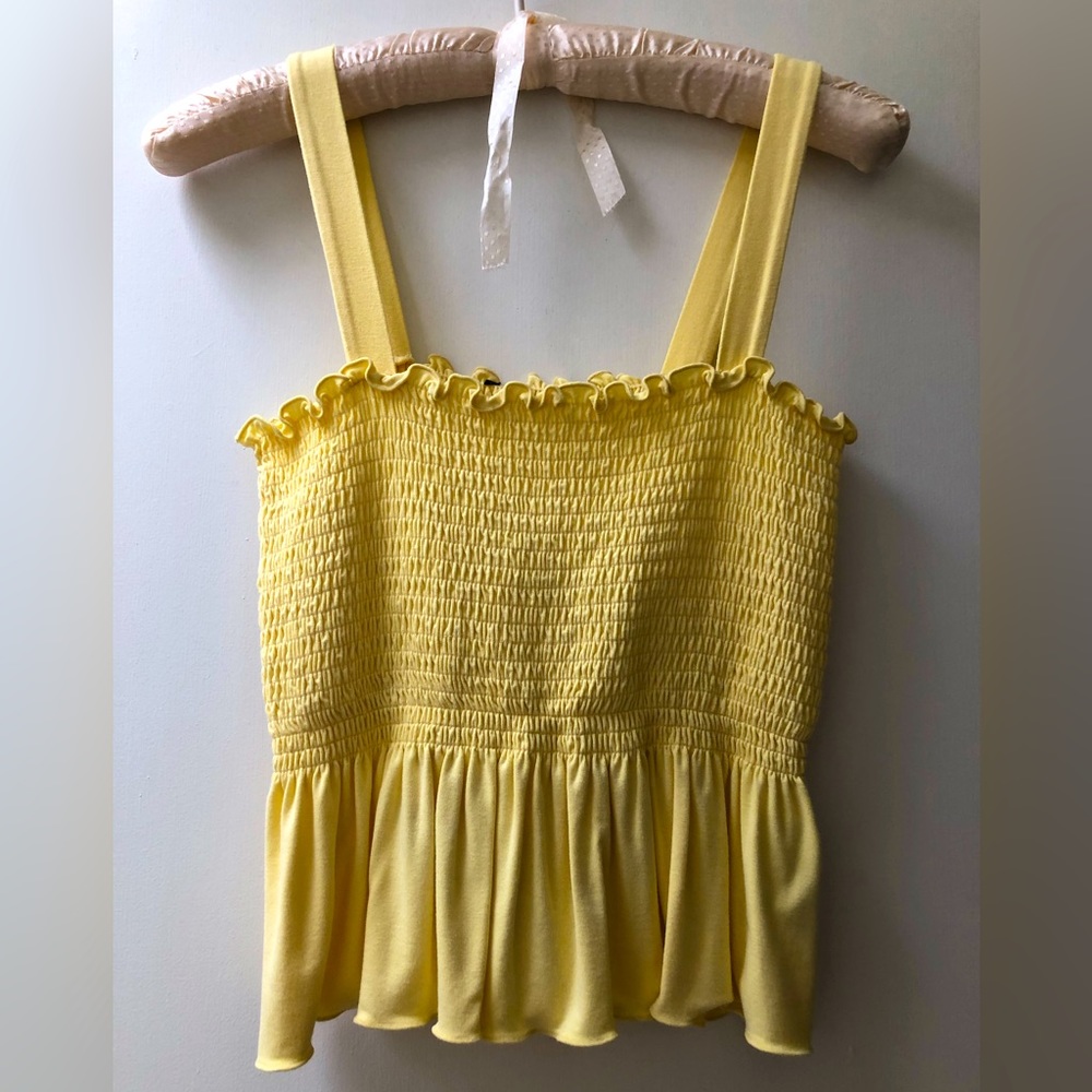 Forever 21 Women’s Cinched Yellow Tank